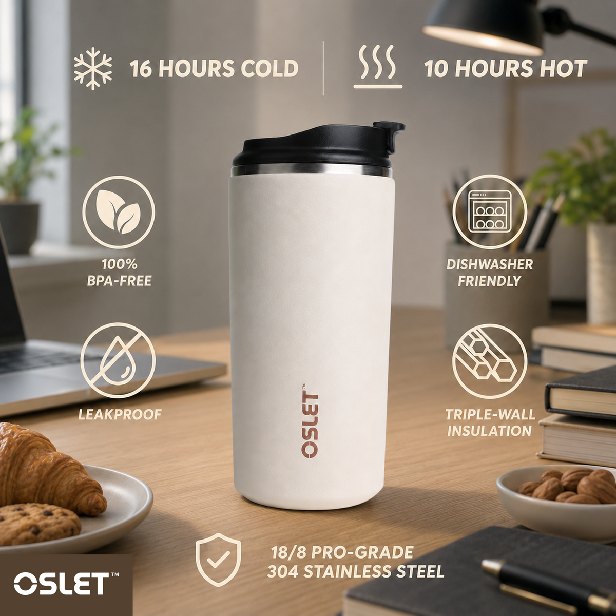 Oslet Veltra | Coffee Tumbler | 400ml