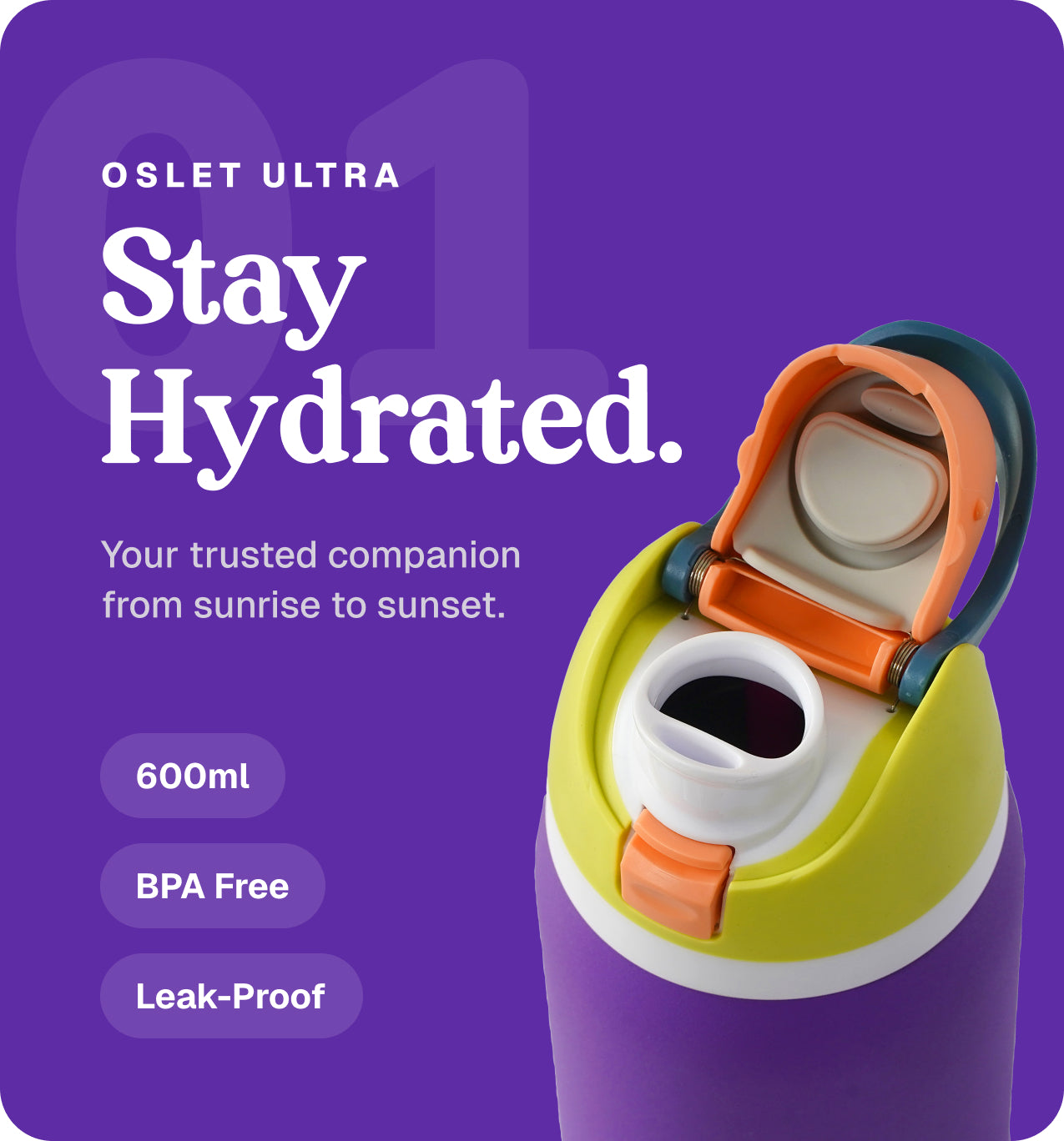 FlowFlex Elite | Hot & Cold Water Bottle | 1000ml , 750ml