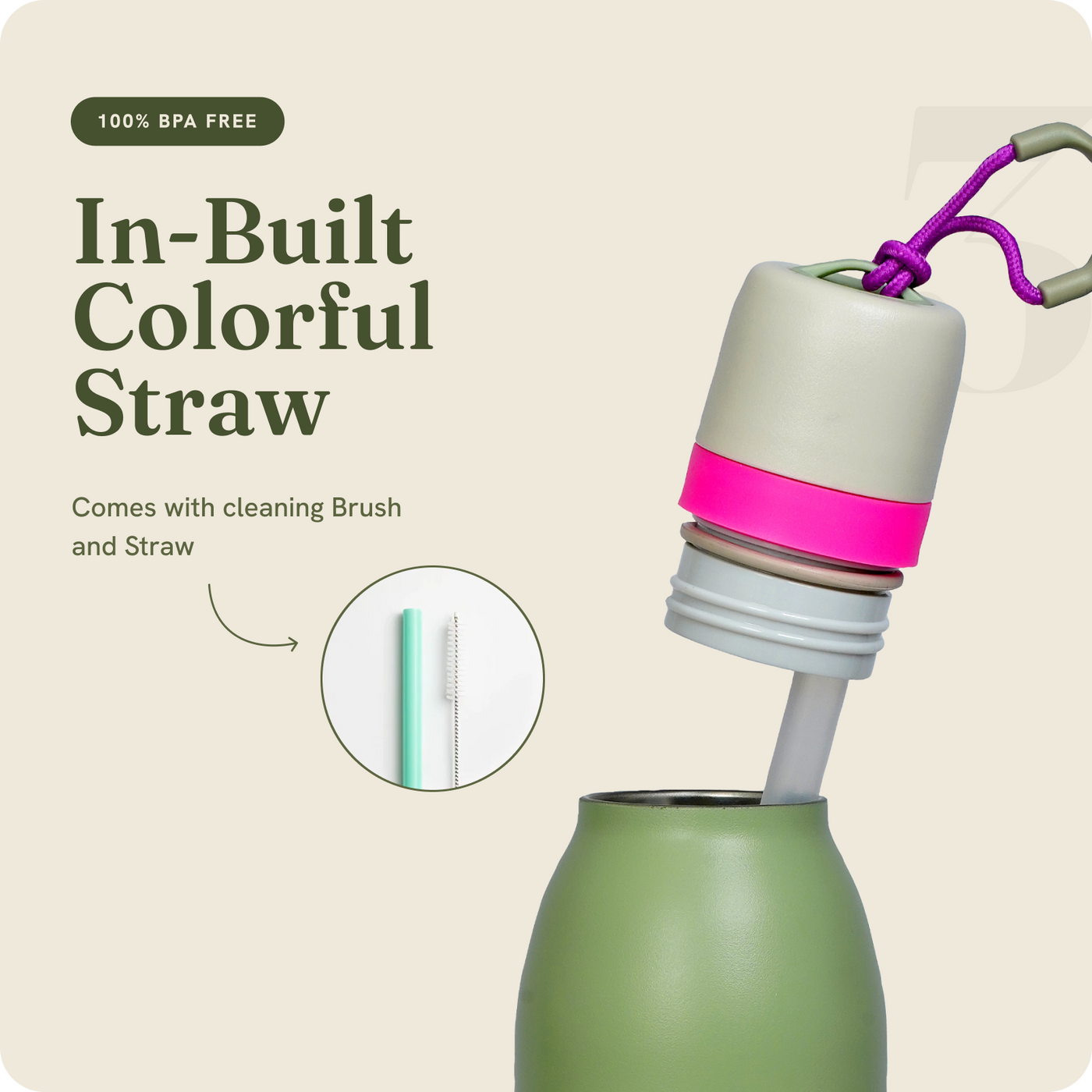Oslet FlowFlex Twist | Sleek Hot & Cold Water Bottle | 750ml