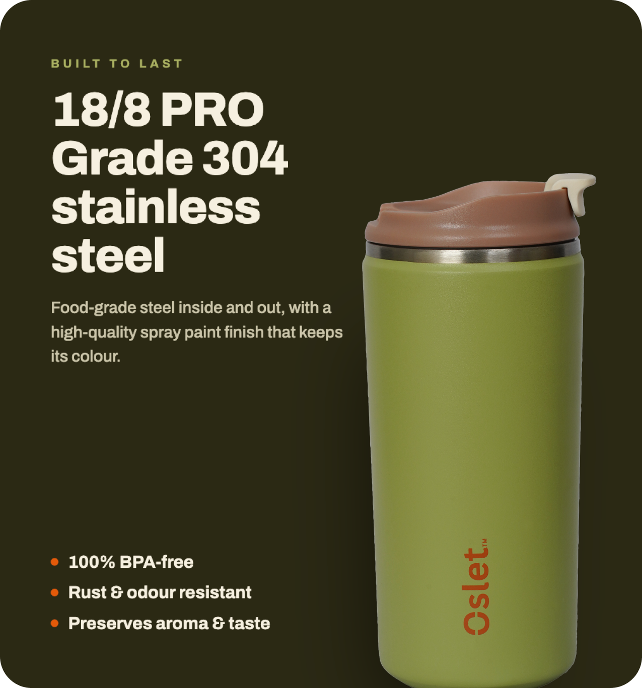 Oslet Veltra | Coffee Tumbler | 400ml