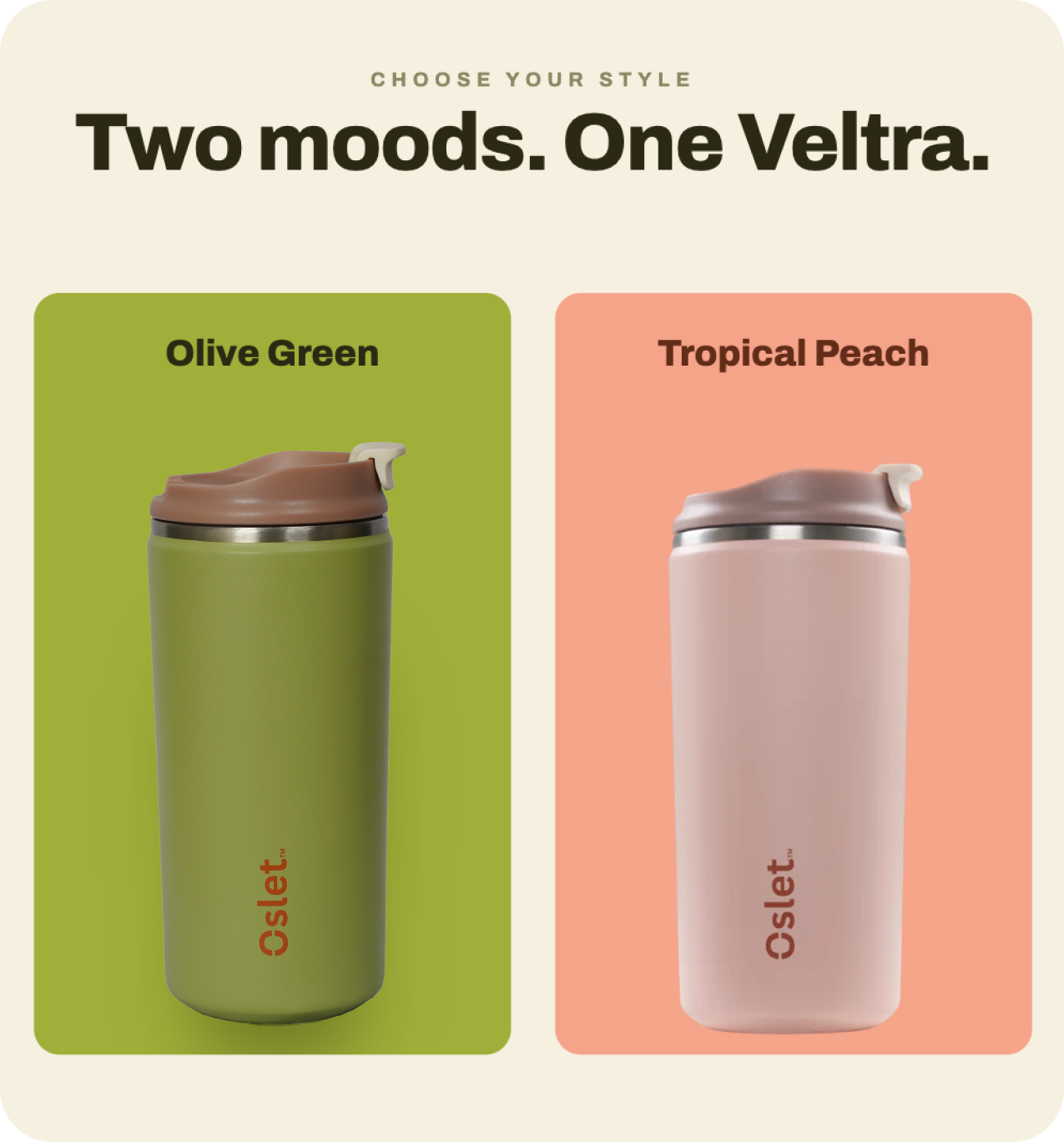 Oslet Veltra | Coffee Tumbler | 400ml
