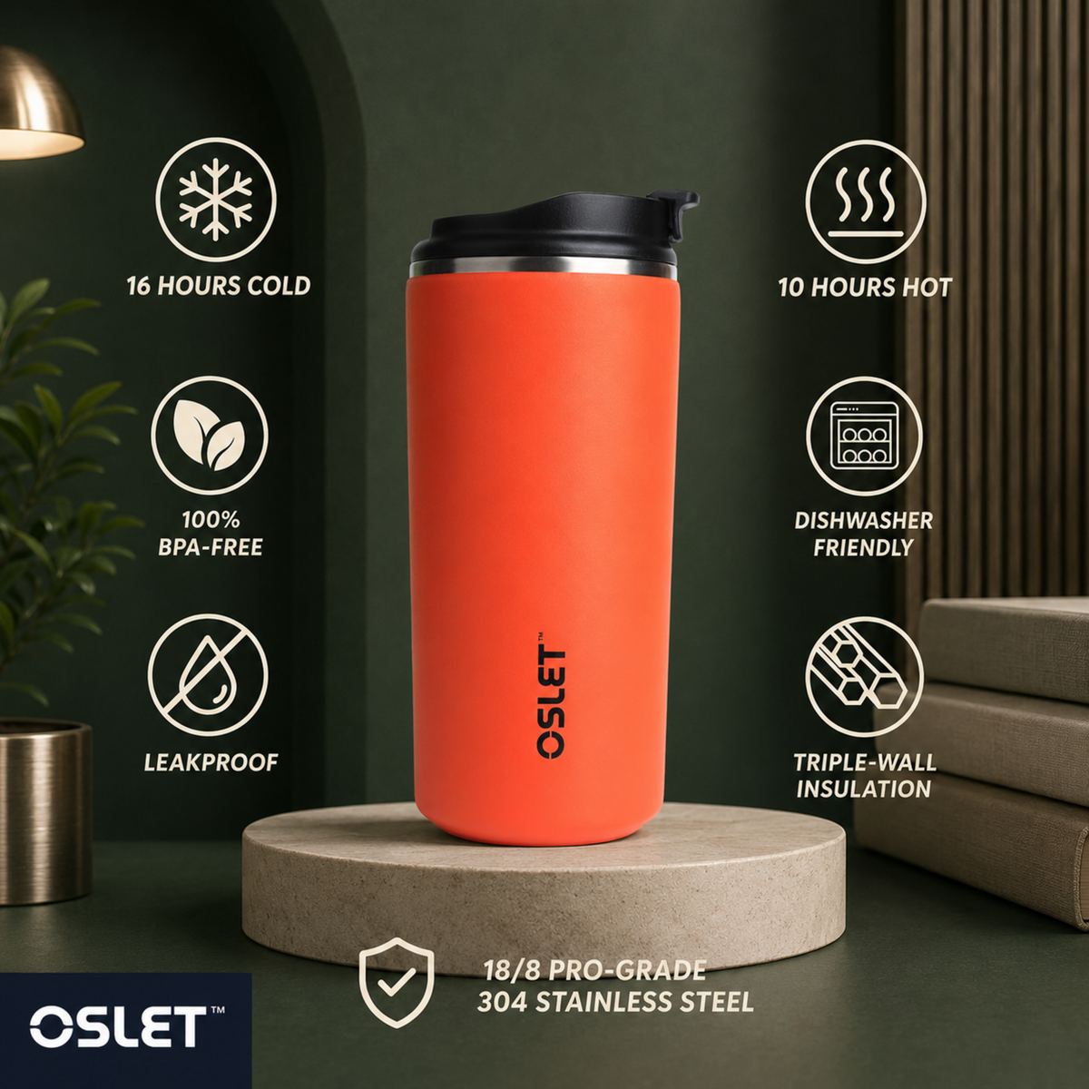 Oslet Veltra | Coffee Tumbler | 400ml