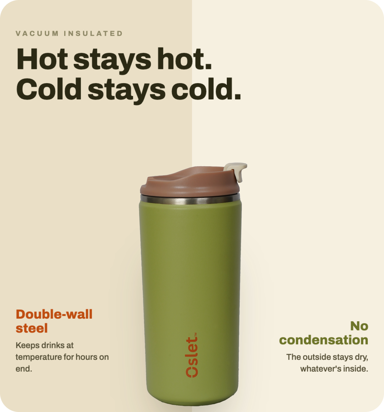 Oslet Veltra | Coffee Tumbler | 400ml