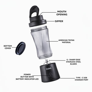Oslet HydraMax | 360W Portable Blender | 700ml